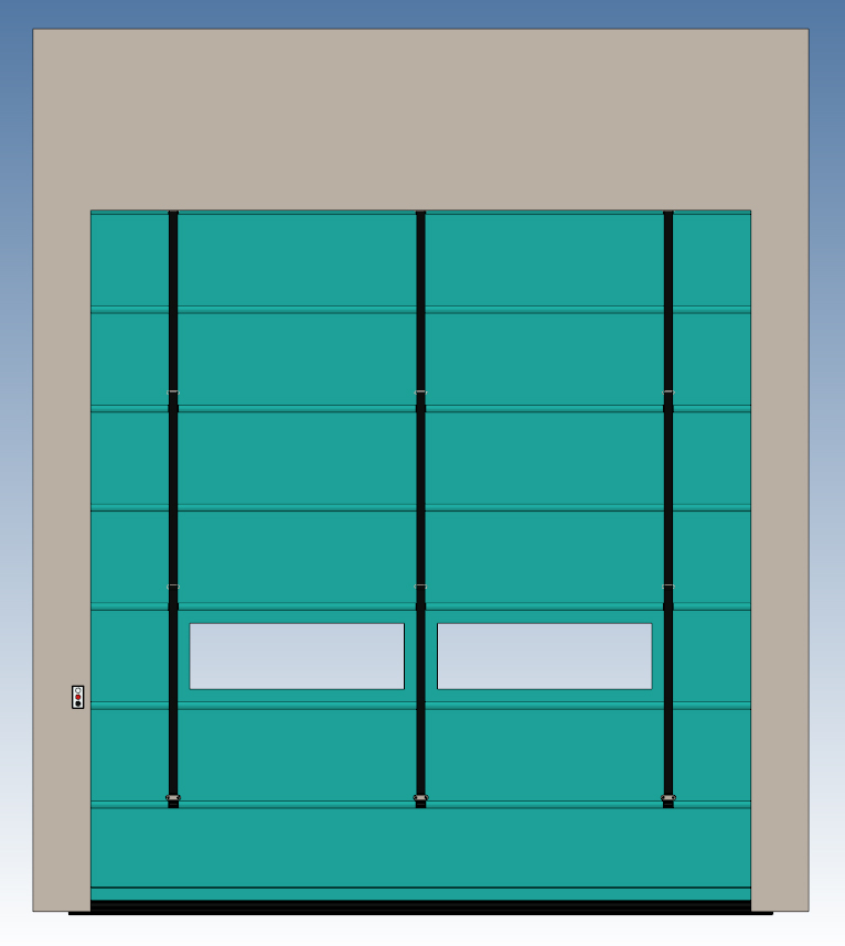 PORTA DIPACK 150 - VISTA INTERNA